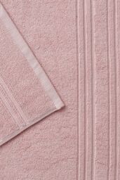 CHRISTY 'Serene' Soft Tone 100% Combed Cotton Bath Mat in Dusty Pink - thumbnail 3
