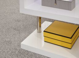GFW Polar High Gloss LED Side Table in White - thumbnail 3