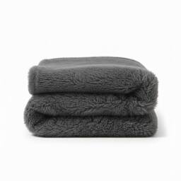 Snug City Cuddly Extra Fluffy Throw Ultra Soft Plush Blanket Sofa Bed Home Decor in Grey - Size: 150 cm × 200 cm - thumbnail 2