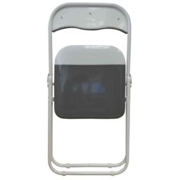 Harbour Housewares Coloured Padded Folding Chairs Pack of 6 in Grey - thumbnail 5