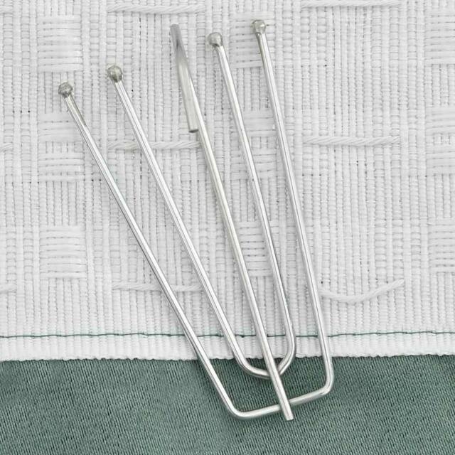 Berkfield Home Linen-Look Blackout Curtain with Hooks Green 290x245 cm - image 1