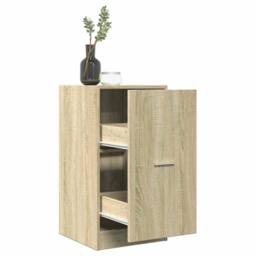 Berkfield Home Apothecary Cabinet Sonoma Oak 40x41x77.5 cm Engineered Wood in Light Brown - thumbnail 1