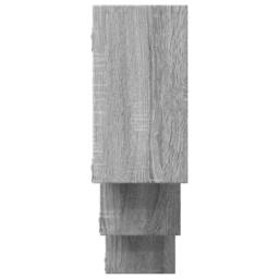 Berkfield Home Wall Shelf Grey Sonoma 159x18x66 cm Engineered Wood - Size: 159 x 18 x 66 cm - thumbnail 5