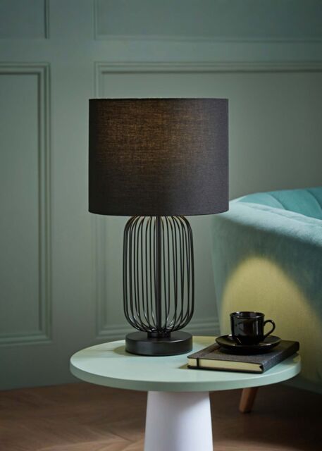 ValueLights Gabbia Black Metal Touch Table Lamp - image 1