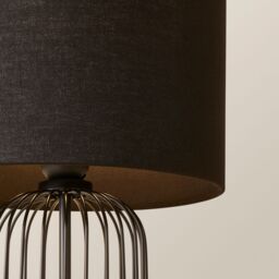 ValueLights Gabbia Black Metal Touch Table Lamp - thumbnail 3