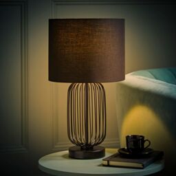 ValueLights Gabbia Black Metal Touch Table Lamp - thumbnail 5