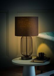 ValueLights Gabbia Black Metal Touch Table Lamp - thumbnail 2
