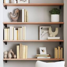 Berkfield Home Beautiful Wall Shelf Light Brown 80x30x2 cm Treated Solid Wood Oak - Size: 80 x 30 x 2 cm - thumbnail 2