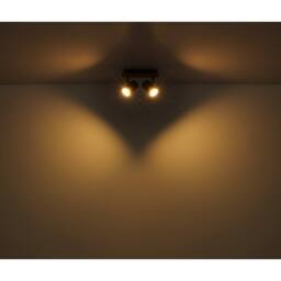 Netlighting Wenzel Twin Ceiling Spotlight Matt Black 2x GU10 - thumbnail 5