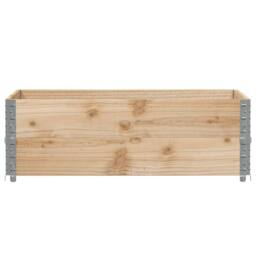 Berkfield Home Garden Planter 120x80 cm Solid Wood Pine in Brown - thumbnail 3