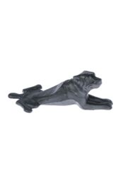 Homescapes Heavyweight Cast Iron Dog Door Stop in Black - thumbnail 3