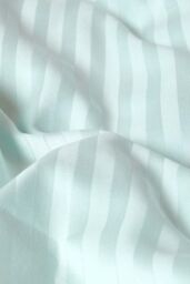 Homescapes Egyptian Cotton Satin Stripe Oxford Pillowcase 330 TC in Blue - thumbnail 4