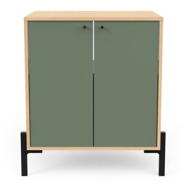 CALICOSY ELISA 2-Door Vanity Unit, 69.2 Cm Wide in Green - image 1