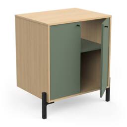 CALICOSY ELISA 2-Door Vanity Unit, 69.2 Cm Wide in Green - thumbnail 4