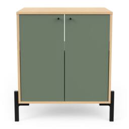CALICOSY ELISA 2-Door Vanity Unit, 69.2 Cm Wide in Green - thumbnail 1