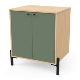 CALICOSY ELISA 2-Door Vanity Unit, 69.2 Cm Wide in Green - thumbnail 5