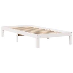 Berkfield Home Bed Frame with Headboard without Mattress White 90x200 cm - thumbnail 7