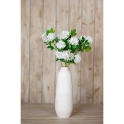 Lemon Pavilion Furniture and Decor Snowball Viburnum Spray (Single Stem Flower) - Height 77 cm - Cream - thumbnail 4