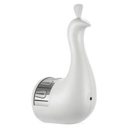 Obasyhig Remote-controlled Colorful Night Light Peacock Projection Lamp in White - thumbnail 1