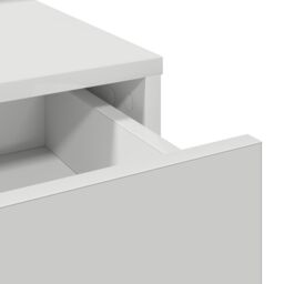 Berkfield Home Dressing Table with Drawers¬†White¬†79x41x140 cm in White - Size: 79 x 41 x 140 cm - thumbnail 9
