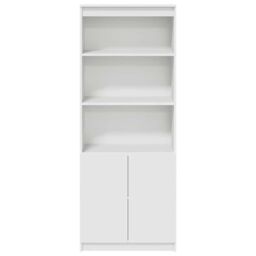 Berkfield Home Highboard White 70x35x180 cm Engineered Wood - Size: 70 x 35 x 180 cm - thumbnail 6