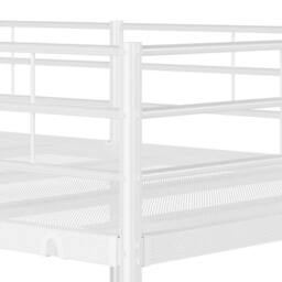 Berkfield Home Breathable Bunk Bed without Mattress White 80x200 cm Steel - thumbnail 8