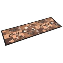 Berkfield Home Kitchen Carpet Washable Coffee brown 60x180 cm - thumbnail 3