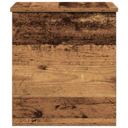 Berkfield Home Storage Box Old Wood 40x42x46 cm Engineered Wood in Brown - Size: 40 x 42 x 46 cm - thumbnail 8