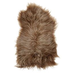 Berkfield Home Icelandic Sheepskin Chair Cover Brown 70x110 cm - thumbnail 2