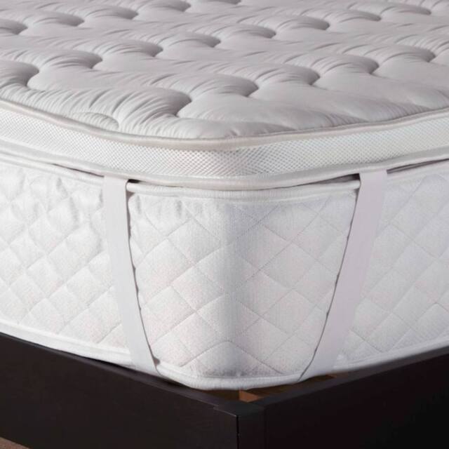 Arthur Sleep Memory Cotton Airflow Mattress Topper in White - Size: Small Double - image 1