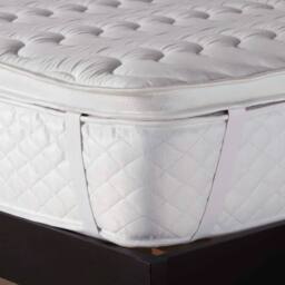 Arthur Sleep Memory Cotton Airflow Mattress Topper in White - Size: Small Double - thumbnail 1