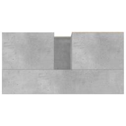 Berkfield Home Bathroom Cabinet Concrete Grey 65x33x60 cm Engineered Wood - Size: 65 x 33 x 60 cm - thumbnail 8
