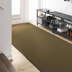 Berkfield Home Doormat Brown, Black Polyamide 400 x 120 x 0.9 cm Door Mat in Brown - Size: Medium - thumbnail 3