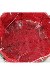 Living and Home 4Pcs Round Christmas Gift Boxes with LED Light Bowknot Decor in Red - thumbnail 4