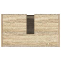 Berkfield Home Sturdy Bathroom Cabinet Sonoma Oak 60x33x61 cm Engineered Wood in Light Oak - Size: 60 x 33 x 61 cm - thumbnail 9