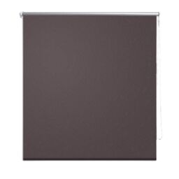 Berkfield Home Roller Blind Blackout 120 x 175 cm Coffee in Brown - thumbnail 2