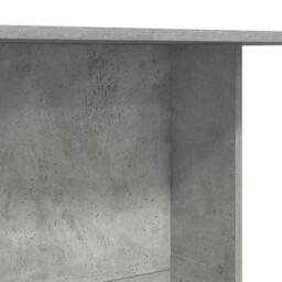 Berkfield Home Elegant Dining Table Concrete Grey 110x60x75 cm Engineered Wood - Size: 110 x 60 x 75 cm - thumbnail 8