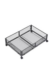 ExtraStar Metal Underbed Storage Container with Wheels Foldable Organizer in Black - thumbnail 9