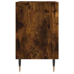 Berkfield Home Elegant Bedside Cabinets 2 pcs Smoked Oak 40x30x50 cm Engineered Wood in Brown - Size: 40 x 30 x 50 cm - thumbnail 6