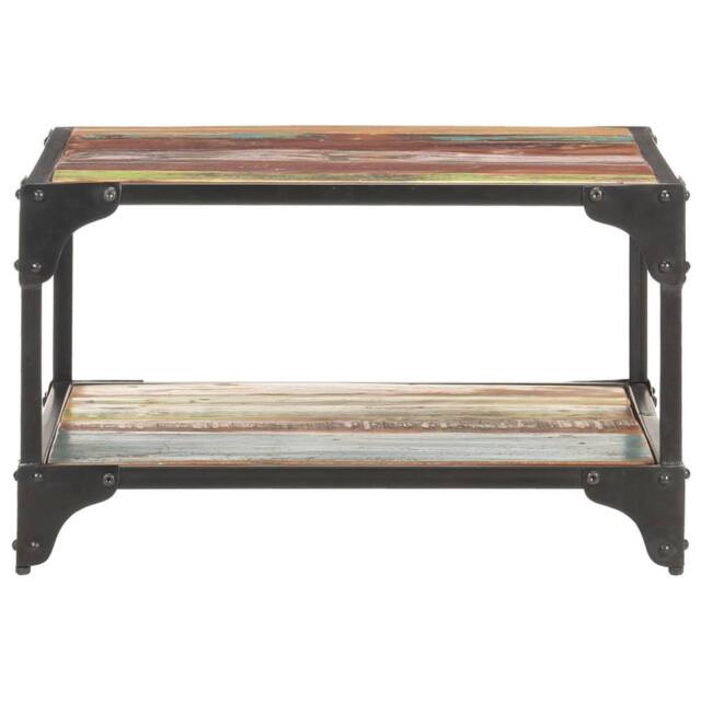 Berkfield Home Coffee Table 60x60x35 cm Solid Reclaimed Wood - Size: 60 x 60 x 35 cm - image 1