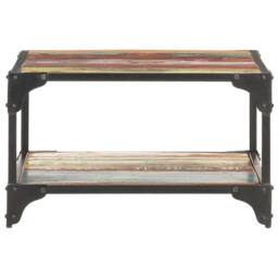 Berkfield Home Coffee Table 60x60x35 cm Solid Reclaimed Wood - Size: 60 x 60 x 35 cm - thumbnail 1