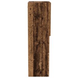 Berkfield Home TV Cabinet with LED Lights Old Wood 40, 5x30x102 cm in Brown - Size: 5 x 30 x 102 cm - thumbnail 7