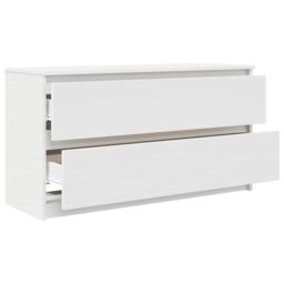 Berkfield Home TV Cabinet White 100x35x54 cm Engineered Wood - Size: 100 x 35 x 54 cm - thumbnail 5