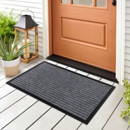 RugsX Antislip Dura Doormat in Grey - Size: 66 cm x 120 cm - thumbnail 2