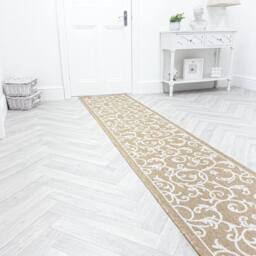 runrug Carpet Runner Rug - Indoor/Outdoor, Reversible, 2mm - 'Ivy' in Brown - Size: 60 cm x 150 cm - thumbnail 3