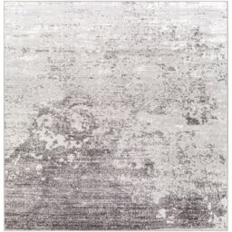 Livabliss Wanderlust-Abstract Grey Ivory Blue Modern Marble Living Dining Bedroom Rug in Silver - Size: 160 cm x 220 cm - thumbnail 2