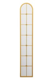 "MirrorOutlet Gold Framed Arched Leaner Garden Wall Mirror 67"" X 12"" (170CM X 30CM) - Size: 1 Pack" - thumbnail 3