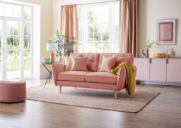 The Great Sofa Company Ailis Medium Sofa Faro Coral - thumbnail 1