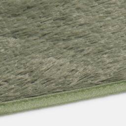 OHS Soft Fluffy Rug Anti-Slip Carpet Area Floor Mat in Dark Green - Size: 80 cm x 150 cm - thumbnail 4