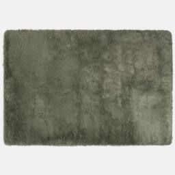 OHS Soft Fluffy Rug Anti-Slip Carpet Area Floor Mat in Dark Green - Size: 80 cm x 150 cm - thumbnail 3